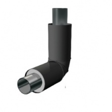 Отвод ППУ-ПЭ 273*7/450  ст. 09Г2С ГОСТ 17375-2001 с ОДК (ТИП-II)